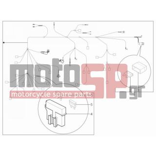 PIAGGIO - TYPHOON 125 4T 2V E3 2010 - Electrical - Complex harness - 290404 - ΤΖΑΜΑΚΙ ΑΣΦΑΛΕΙΟΘΗΚΗΣ
