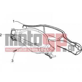 PIAGGIO - TYPHOON 50 2008 - Body Parts - COVER steering - 298148000C - ΚΑΠΑΚΙ ΤΙΜ ΕΣ RUNNER-EXTREME
