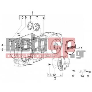 PIAGGIO - BEVERLY 250 RST < 2005 - Engine/Transmission - sump cooling - CM121901 - Καπάκι