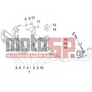 PIAGGIO - BEVERLY 250 TOURER E3 2009 - Exhaust - silencers - 584344 - ΑΙΣΘΗΤΗΡΑΣ ΛΑΜΔΑ SCOOTER 125250 I-325m