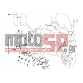 PIAGGIO - X8 400 IE EURO 3 2008 - Εξωτερικά Μέρη - Group main cables