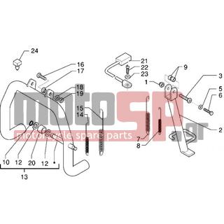 PIAGGIO - X9 125 < 2005 - Frame - Stands - 31159 - Βίδα m10x35 if