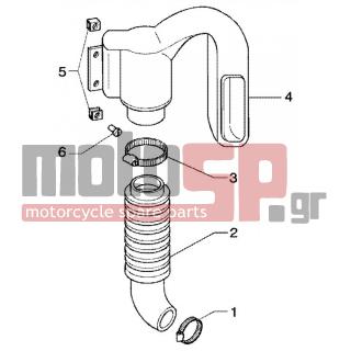 PIAGGIO - X9 180 AMALFI < 2005 - Engine/Transmission - cooling pipe strap-insertion tube - 259830 - ΒΙΔΑ SCOOTER