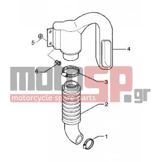 PIAGGIO - X9 200 < 2005 - Engine/Transmission - cooling pipe strap-insertion tube - 259830 - ΒΙΔΑ SCOOTER