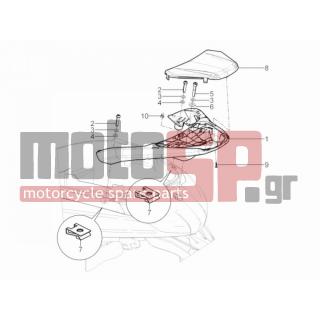 PIAGGIO - BEVERLY 300 RST 4T 4V IE E3 2013 - Body Parts - grid back - 12540 - Ροδέλα με οδόντωση 14x8,3x1,8