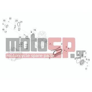 PIAGGIO - BEVERLY 350 4T 4V IE E3 SPORT TOURING 2014 - Engine/Transmission - OIL PUMP - B015195 - ΤΕΝΤΩΤΗΡΑΣ ΚΑΔΕΝΑΣ SCOOTER 350