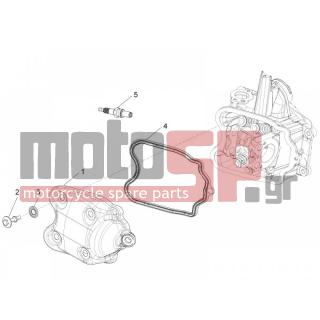PIAGGIO - BEVERLY 350 4T 4V IE E3 SPORT TOURING 2014 - Engine/Transmission - COVER head - 880661 - ΚΑΠΑΚΙ ΚΕΦΑΛΗΣ ΚΥΛ SCOOTER 350 CC