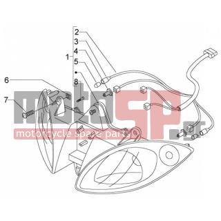 PIAGGIO - X9 500 EVOLUTION  (ABS) < 2005 - Electrical - FRONT LIGHTS - 294131 - Λαμπτήρας 12V-3W