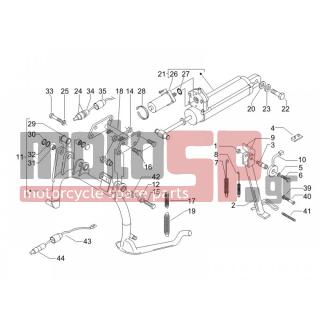 PIAGGIO - X9 500 EVOLUTION ABS 2007 - Frame - Stands - 582893 - ΤΑΠΑ