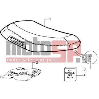 PIAGGIO - ZIP 50 < 2005 - Body Parts - saddle