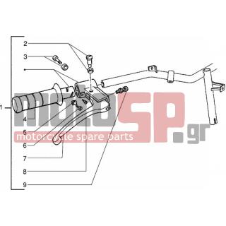 PIAGGIO - ZIP 50 1995 - Frame - steering parts - 274531 - Ντίζα γκαζιού