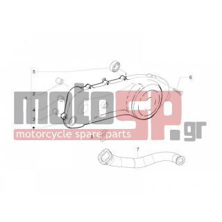 PIAGGIO - ZIP 50 2T 2014 - Engine/Transmission - COVER sump - the sump Cooling - 431860 - ΟΔΗΓΟΣ 0=12X8-8