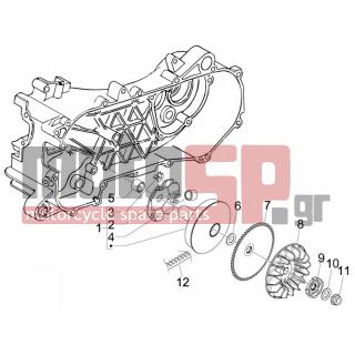 PIAGGIO - ZIP 50 2T 2014 - Engine/Transmission - driving pulley - 289519 - ΠΑΞΙΜΑΔΙ ΑΣΦΑΛΕΙΑΣ SCOOTER 50125 2T-4T