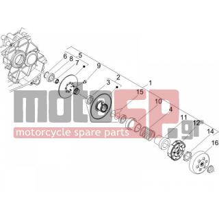 PIAGGIO - ZIP 50 2T 2014 - Engine/Transmission - drifting pulley - 289933 - ΚΑΜΠΑΝΑ ΑΜΠΡ SCOOTER 50-100 2T