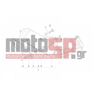 PIAGGIO - ZIP 50 2T 2013 - Exhaust - silencers