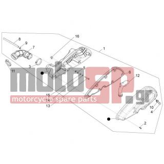 PIAGGIO - BEVERLY 350 4T 4V IE E3 SPORT TOURING 2013 - Engine/Transmission - Air filter - CM001913 - ΚΟΛΙΕΣ
