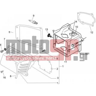 PIAGGIO - ZIP 50 4T 2011 - Engine/Transmission - COVER head - 832964 - ΚΑΠΑΚΙ ΒΑΛΒΙΔΩΝ SCOOTER 50 4T
