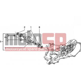 PIAGGIO - ZIP 50 CATALYZED < 2005 - Κινητήρας/Κιβώτιο Ταχυτήτων - Crankshaft