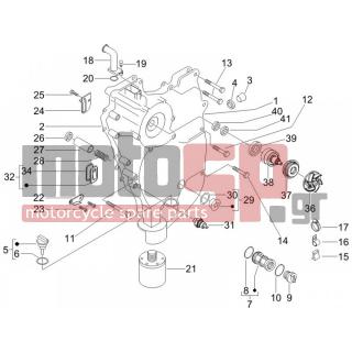 PIAGGIO - BEVERLY 400 IE E3 2006 - Engine/Transmission - COVER flywheel magneto - FILTER oil - 82960R - ΦΙΛΤΡΟ ΛΑΔΙΟΥ SCOOTER 4T-MOTO 400850