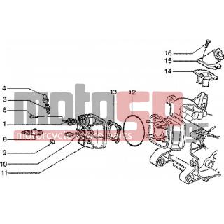 PIAGGIO - ZIP SP 50 < 2005 - Engine/Transmission - Head and socket fittings - 256756 - ΒΙΔΑ