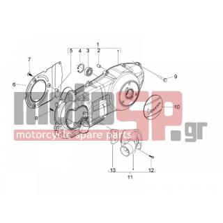 Vespa - GRANTURISMO 200 L 2005 - Engine/Transmission - COVER sump - the sump Cooling - 8413805 - ΚΑΠΑΚΙ ΚΙΝΗΤΗΡΑ SCOOTER 125200 CC