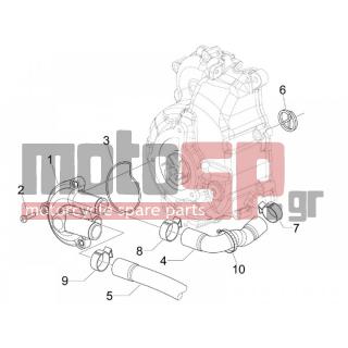 Vespa - GT 250 IE 60° E3 2006 - Κινητήρας/Κιβώτιο Ταχυτήτων - WHATER PUMP - 828662 - ΒΙΔΑ M5X22