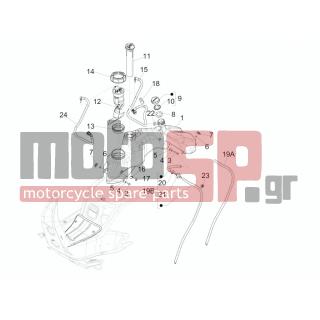 Vespa - GTS 250 2013 - Body Parts - tank - CM001914 - ΚΟΛΛΙΕΣ