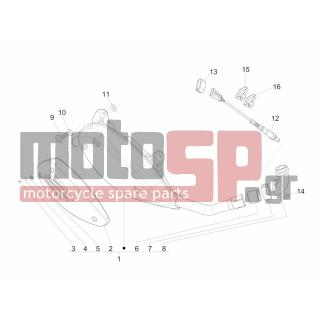 Vespa - GTS 250 ABS 2007 - Exhaust - silencers - 842908 - ΒΙΔΑ M5X10