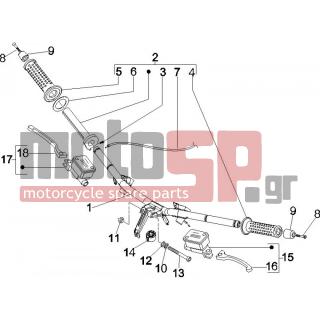 Vespa - GTS 250 ABS 2006 - Frame - Wheel - brake Antliases - 562923 - ΡΟΔΕΛΑ 27X38,3X1,2