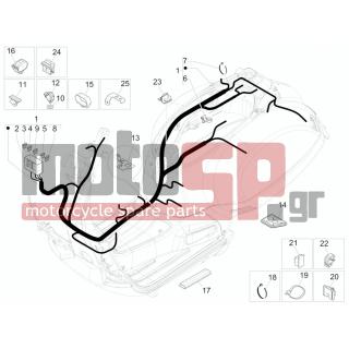 Vespa - GTS 300 IE 2013 - Electrical - The main wiring harness - 145298 - ΚΟΛΛΑΡΟ ΦΥΣΟΥΝΑΣ RUNNER PUREJET