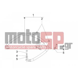 Vespa - GTS 300 IE SUPER SPORT 2012 - Εξωτερικά Μέρη - grid back - 623561 - ΤΑΠΑ ΣΧΑΡΑΣ VESPA LX-GTS
