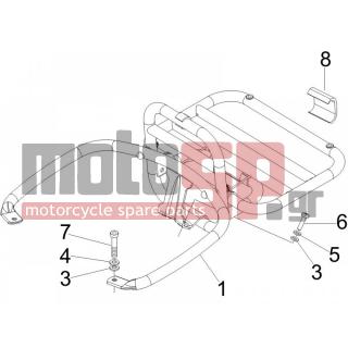 Vespa - GTV 250 IE 2007 - Body Parts - grid back