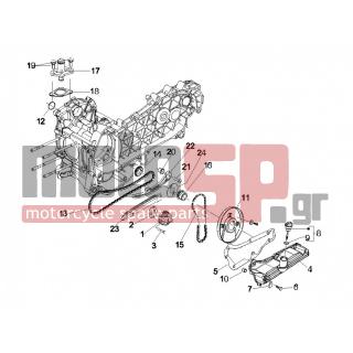 Vespa - LX 125 4T E3 2009 - Κινητήρας/Κιβώτιο Ταχυτήτων - OIL PUMP - 277916 - ΟΔΗΓΟΣ ΚΑΠΑΚΙΟΥ SC 50500 4T 7,5 x 12