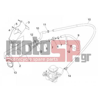 Vespa - LX 125 4T E3 2009 - Engine/Transmission - supply system