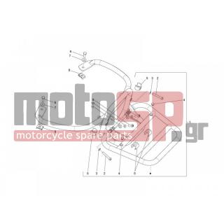 Vespa - LX 125 4T IE E3 TOURING 2010 - Body Parts - grid back - 254485 - ΑΣΦΑΛΕΙΑ ΜΕΓΑΛΗ (6Χ100 MM)