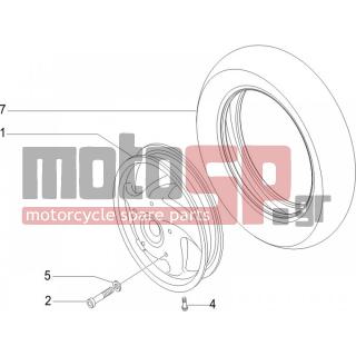 Vespa - LX 150 4T 2006 - Frame - front wheel