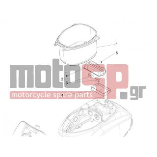 Vespa - LX 150 4T 3V IE 2012 - Body Parts - bucket seat - 583310 - ΑΠΟΜΟΝΩΤΗΡΑΣ
