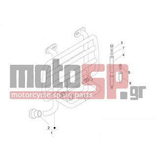 Vespa - LX 150 4T 3V IE 2013 - Body Parts - front grid - B016792 - ΒΙΔΑ M6X30