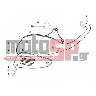 Vespa - LX 50 2T E2 TOURING 2011 - Exhaust - silencers - 288245 - ΠΑΞΙΜΑΔΙ