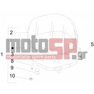 Vespa - LX 50 2T E2 TOURING 2011 - Electrical - Complex instruments - Cruscotto - 498342 - ΜΠΑΤΑΡΙΑ ΡΟΛΟΙ ΚΟΝΤΕΡ SCOOTER