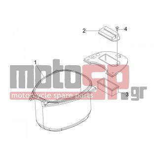 Vespa - LX 50 4T 2009 - Body Parts - bucket seat - 576017 - ΚΑΠΑΚΙ ΜΠΑΤΑΡΙΑΣ ΕΤ4-ΕΤ2