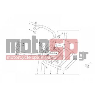 Vespa - LXV 50 2T 2007 - Body Parts - grid back - 622554 - ΤΑΠΑ ΣΧΑΡΑΣ VESPA GTS/GTV/LXV