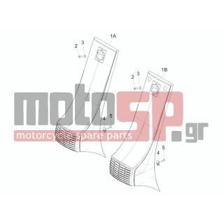 Vespa - PX 125 2011 - Body Parts - COVER FRONT - Mudflaps