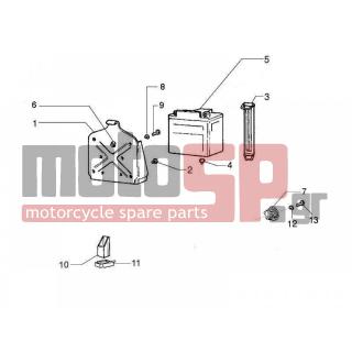 Vespa - PX 125 2016 - Electrical - Relay - Battery - Horn - 230750 - ΒΑΣΗ ΜΠΑΤΑΡΙΑΣ ARCOBALENO