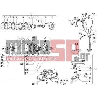 Vespa - PX 150 2013 - Engine/Transmission - Parts Gearbox - 2850795 - ΠΛΑΤΩ ΑΜΠΡ VESPA COSA2 3016725>>