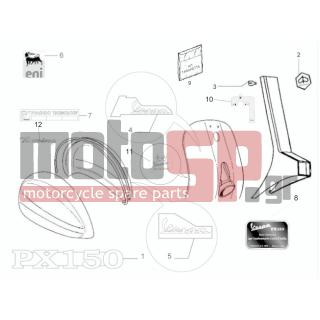 Vespa - PX 150 2015 - Body Parts - Signs and stickers - 657584 - ΣΗΜΑ ΝΤΟΥΛ VESPA 