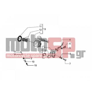 Vespa - PX 150 2012 - Brakes - brake lines - Brake Calipers - 266841 - ΤΑΠΑ ΑΤΕΡΜΩΝΑ