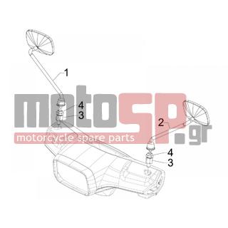 Vespa - S 125 4T IE E3 COLLEGE 2009 - Πλαίσιο - Mirror / s