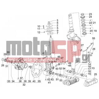Vespa - S 125 4T IE E3 COLLEGE 2009 - Suspension - Fork / bottle steering - Complex glasses - 267819 - ΑΤΕΡΜΩΝΑΣ ΚΟΝΤΕΡ SKIP-RST-ΕΤ4-GT-GTS