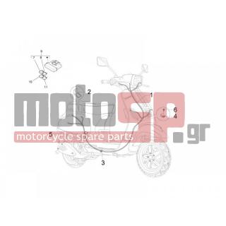 Vespa - S 125 4T IE E3 COLLEGE 2009 - Electrical - Complex harness - 252945 - ΑΣΦΑΛΕΙΑ 7,5 AMP ΜΠΑΤΑΡΙΑΣ